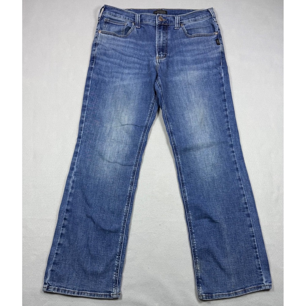 Silver Jeans Co Zac Relaxed Fit Straight Leg Jeans Mens 33x32 Medium Wash Blue